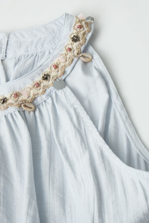 2025 Summer Women's Berry Purple Neck-Hanging Beach Top, Loose Fit Flattering Tank Top, Trendy Casual Style