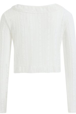 2025 Summer Women's Elegant Lace Cardigan Long Sleeve Outerwear - Trendy Layering Piece for Chic Style