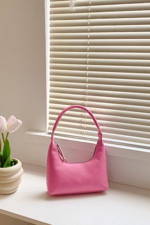 2025 Summer Women's Silver French-Style Baguette Shoulder Bag - Versatile High-End Niche Underarm Bag