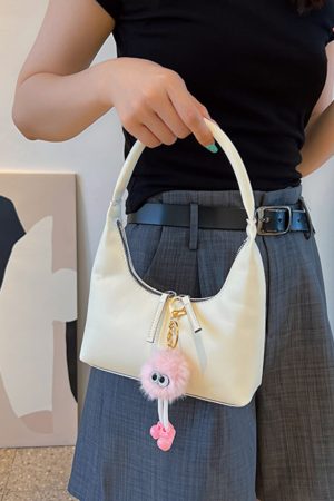 2025 Summer Women's Silver French-Style Baguette Shoulder Bag - Versatile High-End Niche Underarm Bag