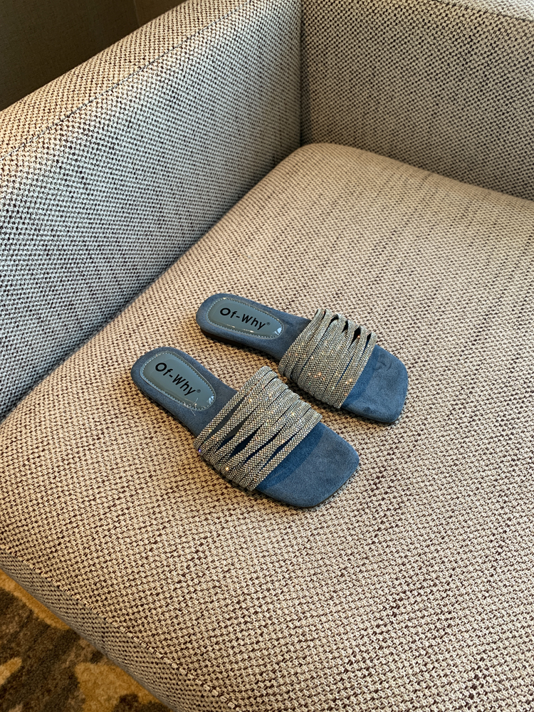 2025 Summer Women's Water Drill One-Word Sandals - Fairy Style Flat Korean Cool Footwear for Outdoor Wear 2025 Summer Women's Water Drill One-Word Sandals - Fairy Style Flat Korean Cool Footwear for Outdoor Wear