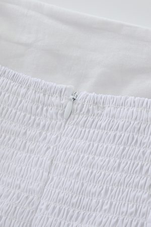 2025 Summer Women's White Spaghetti Strap Evening Gown - French-Style Long Dress for Vacation and Special Occasions