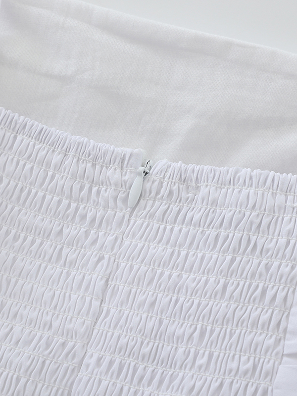 2025 Summer Women's White Spaghetti Strap Evening Gown - French-Style Long Dress for Vacation and Special Occasions 2025 Summer Women's White Spaghetti Strap Evening Gown - French-Style Long Dress for Vacation and Special Occasions