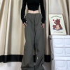 2025 Trendy American-Style Wide-Leg Cargo Pants for Women, Casual Retro Slim-Fit Street Dance & Jazz Sports Trousers