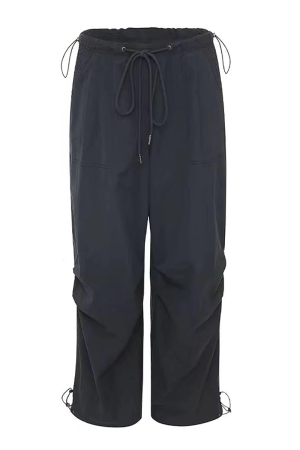 2025 Trendy American-Style Wide-Leg Cargo Pants for Women, Casual Retro Slim-Fit Street Dance & Jazz Sports Trousers