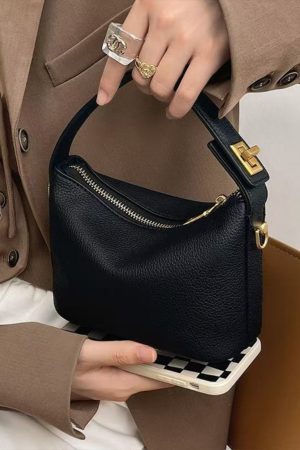 2025 Trendy Cloud Mini Handbag - Women's PU Leather Soft Tote & Crossbody Bag for Work and Lunch