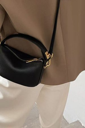 2025 Trendy Cloud Mini Handbag - Women's PU Leather Soft Tote & Crossbody Bag for Work and Lunch