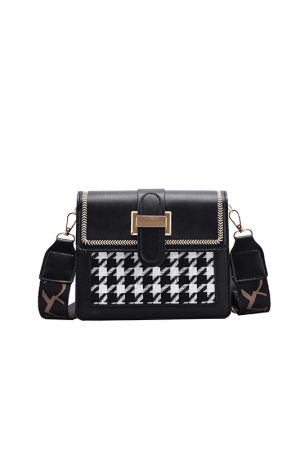 2025 Trendy Women's Small Handbag - Versatile Square Crossbody Bag with Wide Strap for Spring and Summer Fashion