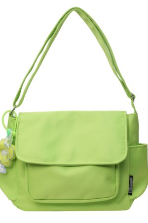 2025 Women's Canvas Single Shoulder Bag - Casual Korean Style Crossbody for College Commuting - Fresh Look