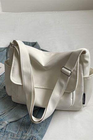 2025 Women's Canvas Single Shoulder Bag - Casual Korean Style Crossbody for College Commuting - Fresh Look