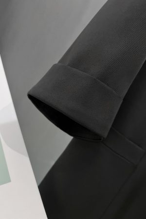 2025 Women's Casual Black Suit Jacket - Thin High-Quality Blazer for Summer Professional Attire, Versatile Office Wear