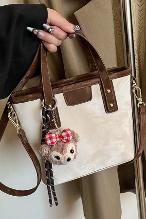 2025 Women's Color-Blocking Bucket Bag - Versatile Shoulder & Crossbody Handbag with High-End Feel