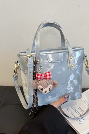 2025 Women's Color-Blocking Bucket Bag - Versatile Shoulder & Crossbody Handbag with High-End Feel