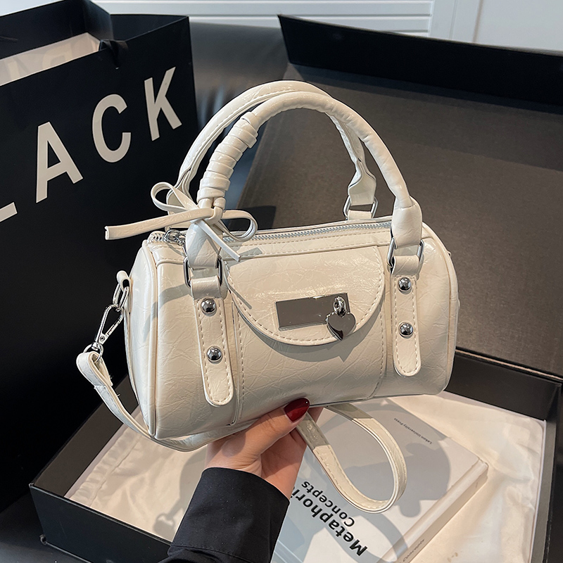 2025 Women's High-End Ballet Bowling Bag - Sweet Cool Crossbody Boston Handbag for Chic Fashion Style 2025 Women's High-End Ballet Bowling Bag - Sweet Cool Crossbody Boston Handbag for Chic Fashion Style