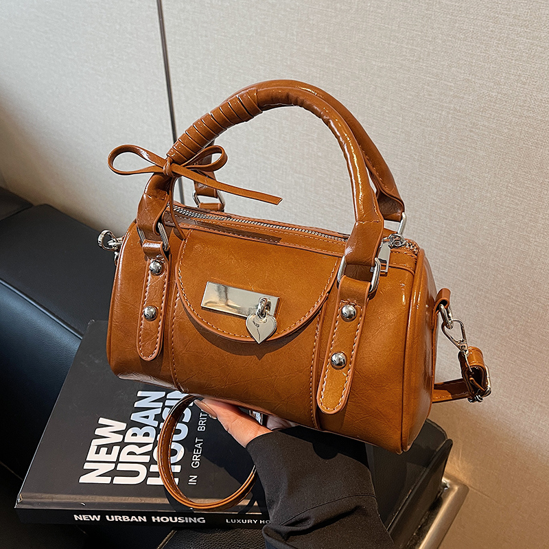 2025 Women's High-End Ballet Bowling Bag - Sweet Cool Crossbody Boston Handbag for Chic Fashion Style 2025 Women's High-End Ballet Bowling Bag - Sweet Cool Crossbody Boston Handbag for Chic Fashion Style