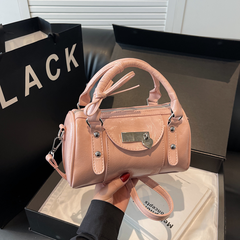 2025 Women's High-End Ballet Bowling Bag - Sweet Cool Crossbody Boston Handbag for Chic Fashion Style 2025 Women's High-End Ballet Bowling Bag - Sweet Cool Crossbody Boston Handbag for Chic Fashion Style