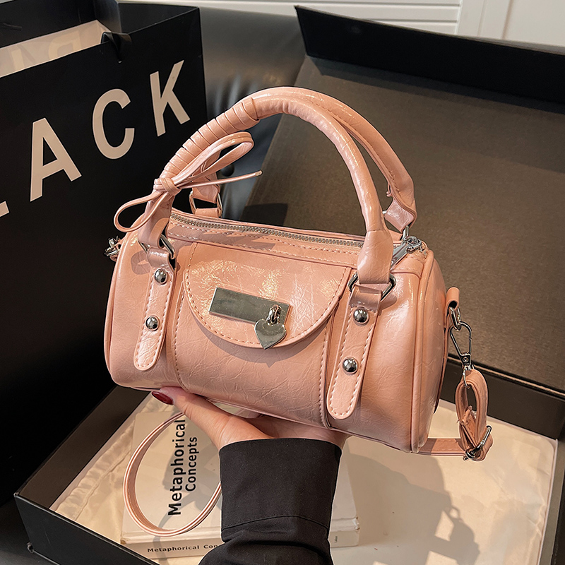 2025 Women's High-End Ballet Bowling Bag - Sweet Cool Crossbody Boston Handbag for Chic Fashion Style 2025 Women's High-End Ballet Bowling Bag - Sweet Cool Crossbody Boston Handbag for Chic Fashion Style