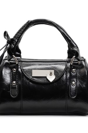 2025 Women's High-End Ballet Bowling Bag - Sweet Cool Crossbody Boston Handbag for Chic Fashion Style