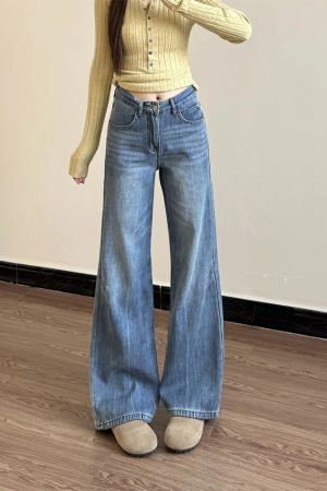 2025 Women's Plus Size Cowboy Flared Pants, High Waist Straight Loose Trousers for Curvy Girls, Trendy Western Style