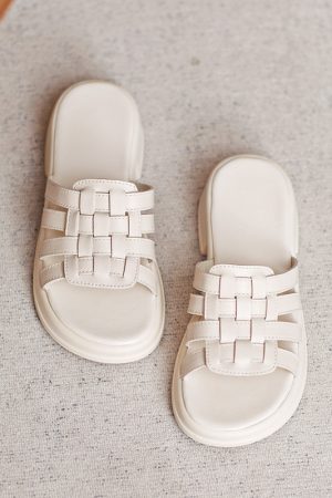3.5 cm Italian-Style Soft Sole Handmade Woven Sandals - Comfortable Summer Korean Version