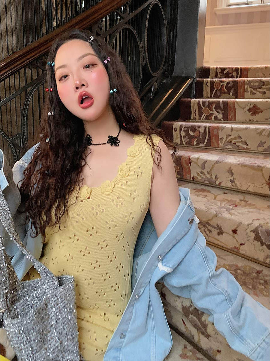 3D Floral Hollow Out Two-Piece Sling Dress for Women - Unique Waist-Cinching Design for Spring Summer 2025 - Y2K Style 3D Floral Hollow Out Two-Piece Sling Dress for Women - Unique Waist-Cinching Design for Spring Summer 2025 - Y2K Style