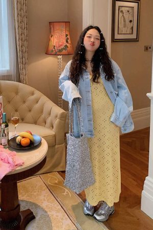 3D Floral Hollow Out Two-Piece Sling Dress for Women - Unique Waist-Cinching Design for Spring Summer 2025 - Y2K Style