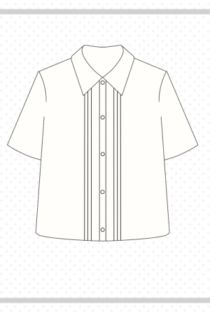 Accordion Pleated Long Sleeve & Short Sleeve JK Shirt Set - Basic Student Uniform for Women, Spring Autumn College Style