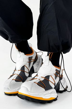 All-Black 18XL Dad Shoes for Men - Trendy Functional Outdoor Hiking Mountaineering Sneakers for Couples