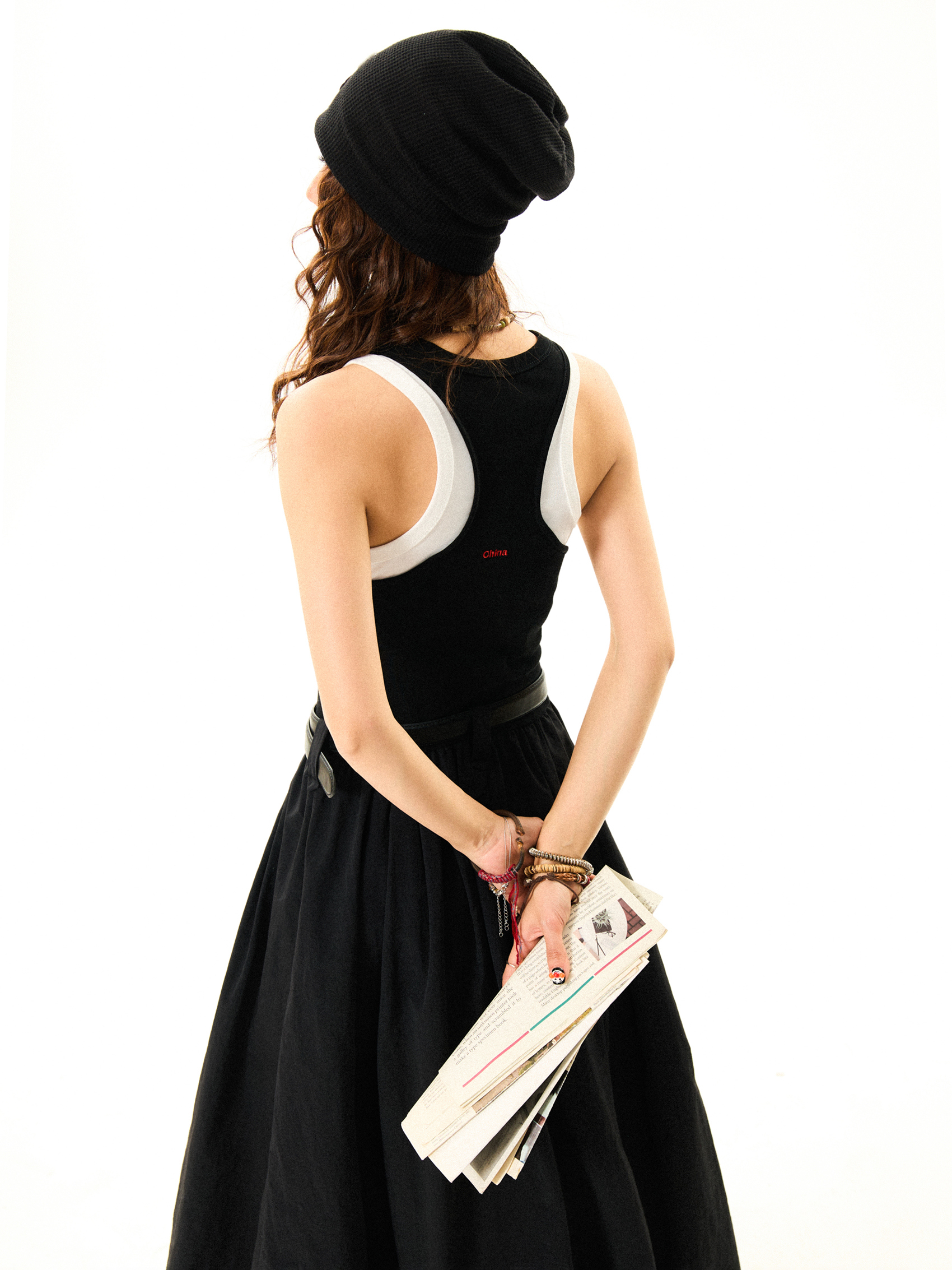 American Retro Color-Blocking A-Line Dress for Women, Summer Slim Fit Long Dress, Vintage 90s Style Fashion American Retro Color-Blocking A-Line Dress for Women, Summer Slim Fit Long Dress, Vintage 90s Style Fashion