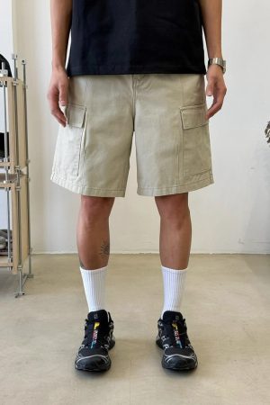 American Retro Distressed Work Shorts for Men and Women - Summer High Street Loose Casual Straight-Leg Five-Point Shorts