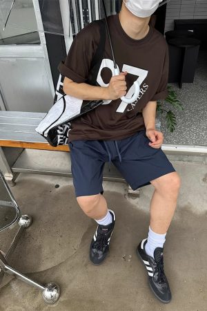 American Retro Lightweight Quick-Dry Casual Shorts for Men and Women - Loose Straight Breathable 5-Point Summer Sports Pants