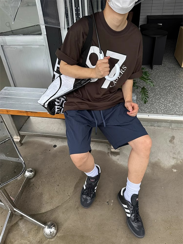 American Retro Lightweight Quick-Dry Casual Shorts for Men and Women - Loose Straight Breathable 5-Point Summer Sports Pants American Retro Lightweight Quick-Dry Casual Shorts for Men and Women - Loose Straight Breathable 5-Point Summer Sports Pants