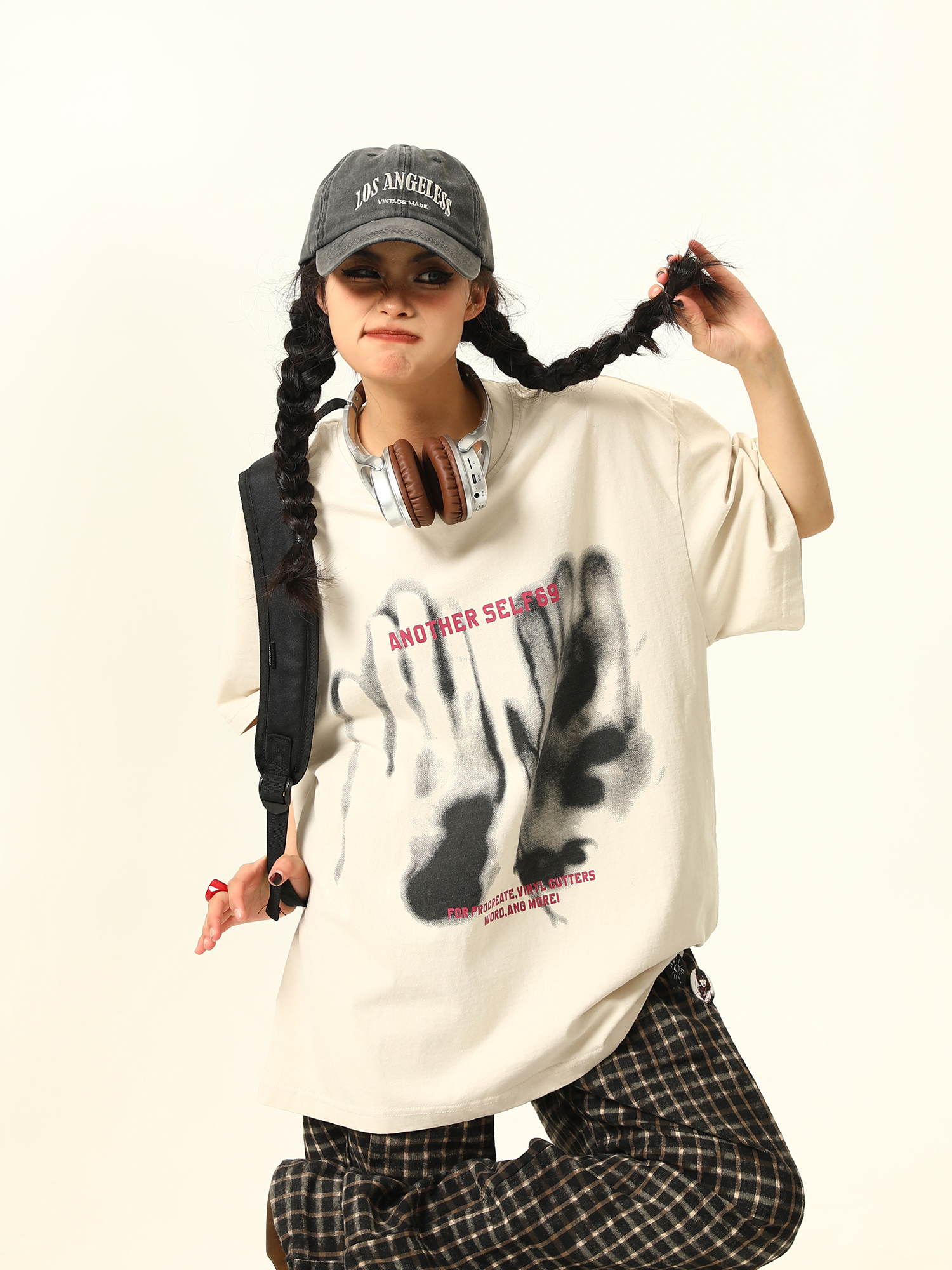 American Retro Printed Washed Short-Sleeve T-Shirt for Men and Women - Trendy Couple Top in Y2K Style American Retro Printed Washed Short-Sleeve T-Shirt for Men and Women - Trendy Couple Top in Y2K Style