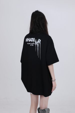 American Retro Short-Sleeve T-Shirt for Women, Summer Loose Fit, Niche Couple Graphic Tee, Vintage-Inspired Mountain Design