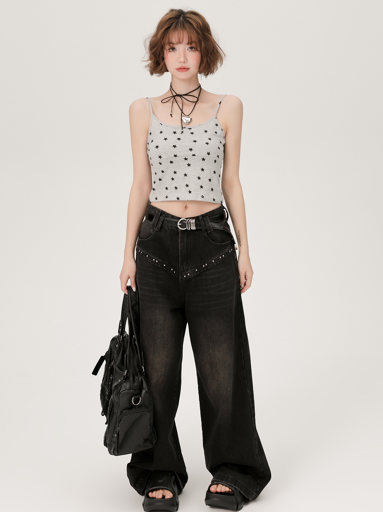 American Retro Spicy Girl Slim Fit Camisole for Women - Summer Niche Small Top American Retro Spicy Girl Slim Fit Camisole for Women - Summer Niche Small Top