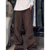 American Retro Wide-Leg Cargo Pants for Women - Loose Versatile Straight Casual Pants, 90s Jazz Dance Style