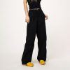 American-Style Black Straight-Leg Casual Pants for Women - Versatile Commuting Trousers - Cleanfit Long Pants