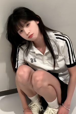 American-Style Shoulder Flip Collar Short Sleeve T-Shirt for Women - Casual College Style Polo Top for Spring & Summer