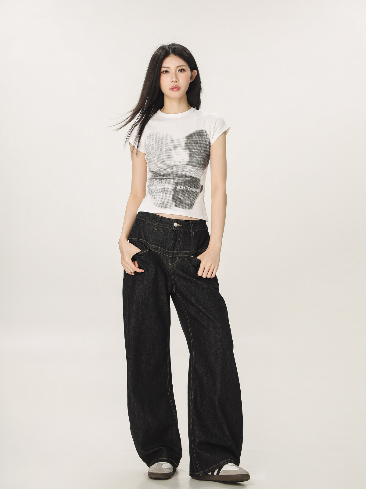 American Style Slim Fit Printed T-Shirt for Women - Beer Team Captain Summer Short Sleeve Top American Style Slim Fit Printed T-Shirt for Women - Beer Team Captain Summer Short Sleeve Top