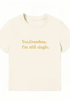 American Style Vintage Slim-Fit Cropped T-Shirt for Women - Summer Slogan Printed Short Sleeves