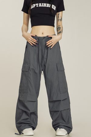 American Vintage Khaki Loose Straight Leg Casual Work Pants for Men and Women - Summer Wide Leg Slightly Flared 90s Style