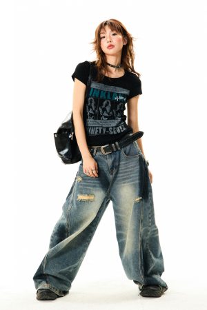 American Vintage Slim Fit Cropped T-Shirt for Women - Black Short Sleeve Summer Essential, Versatile Style