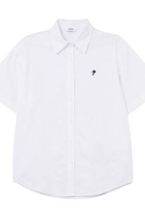 Angel Embroidery Short Sleeve Shirt for Women - Loose Slim Fit Summer Tee in Small Size, Trendy 2025 Style