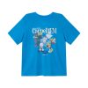 Animal Party Printed Short Sleeve T-shirt for Women, Spring 2025 Loose Fit, Casual Tee, Fun Graphic Top, Y2K Style Fashion.