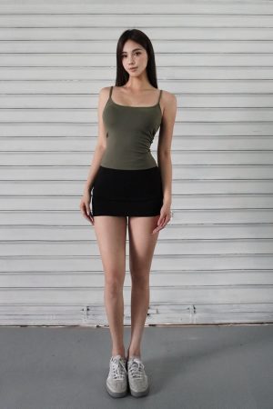 Anti-Exposure Bodycon Sports Short Skirt in Nude - Stylish and Functional Activewear for Modern Athletes