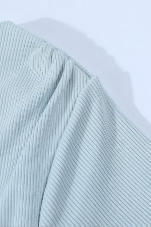 Apricot Faux Two-Piece Off-Shoulder Short Sleeve T-Shirt for Women - Summer Slim Waist Irregular Top, Y2K Style Fashion