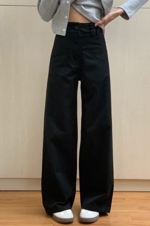 Apricot Straight-Leg Casual Pants for Women, Plus Size Flattering Wide-Leg Work Trousers, 2025 Fashion Trend