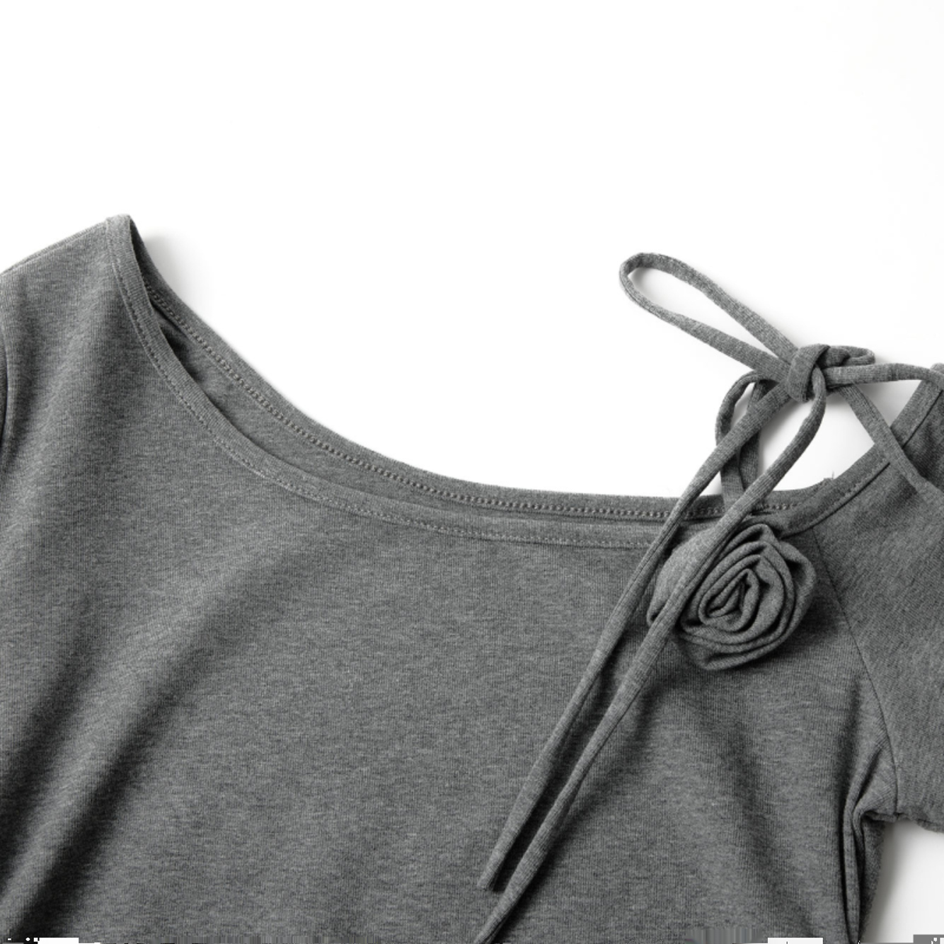 Artistic Blue One-Shoulder Top for Women - 2025 Summer Korean Style Slim Fit Short Sleeve Shirt for Spicy Girls Artistic Blue One-Shoulder Top for Women - 2025 Summer Korean Style Slim Fit Short Sleeve Shirt for Spicy Girls