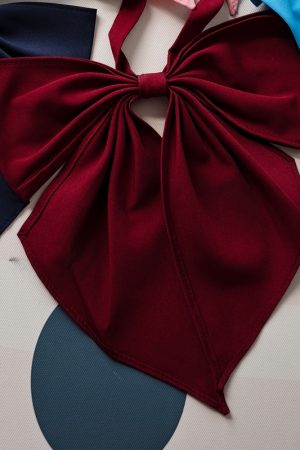 Authentic Bowtie College Style Pudding Bear JK Uniform Dress for Summer - Cute Japanese Fashion, Y2K Aesthetic, Machida Design