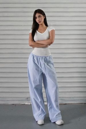 Basic Four-Color V-Neck Fitted Short Sleeve Versatile Top - Trendy Essential for Casual Chic Outfits